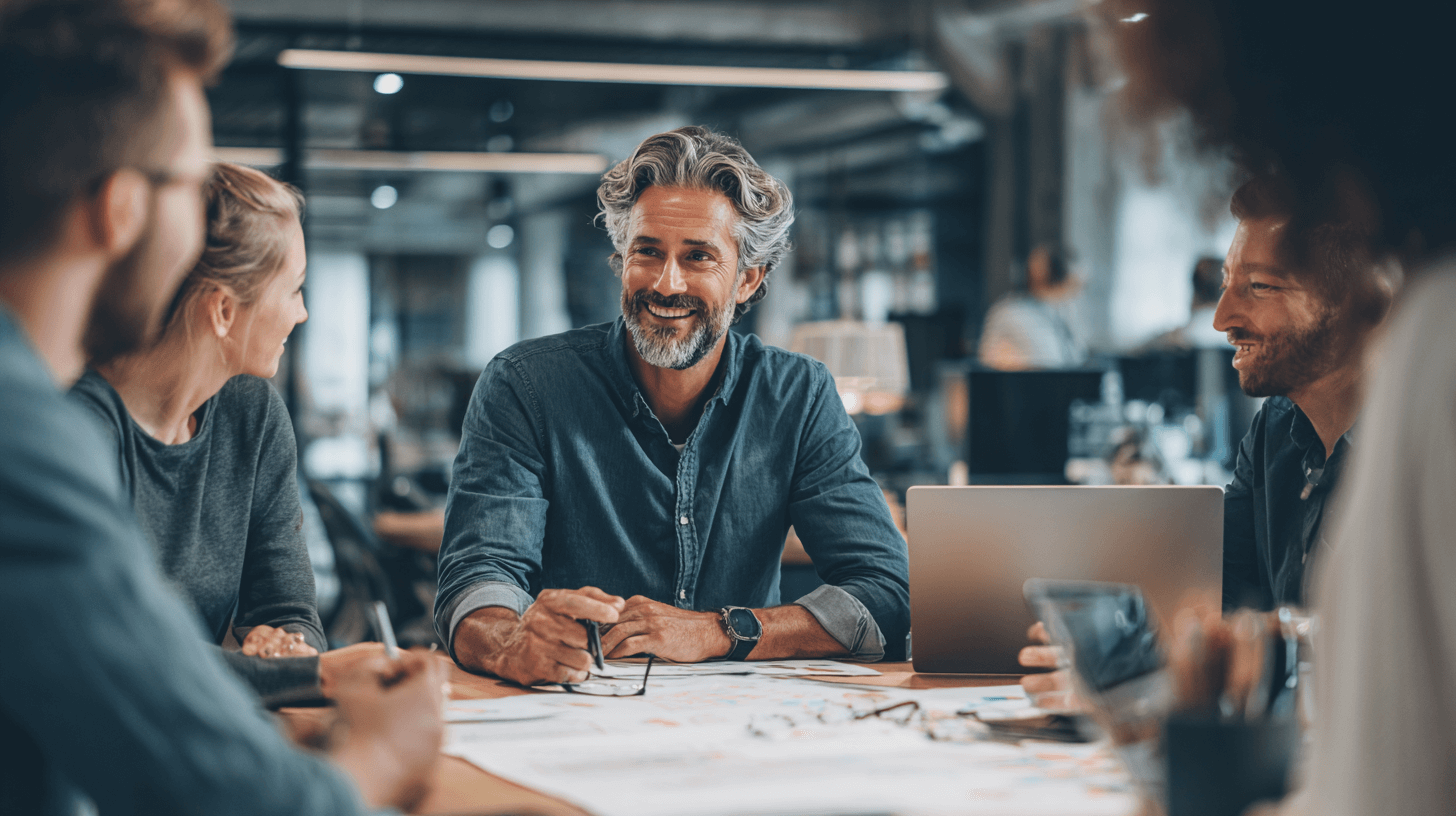 Créateurs d'entreprise accompagnés par un expert